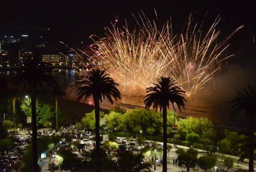 Hoy fuegos artificiales en Santander