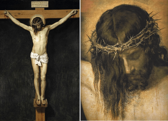 Un viernes Santo ante el Cristo crucificado de Velazquez