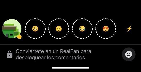 Captura Reacción