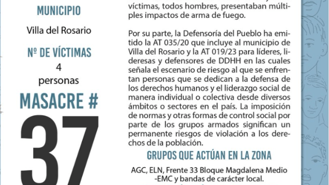 Otra masacre en Colombia Otra masacre en Colombia