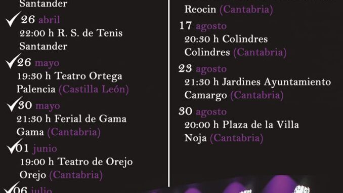 Próximos conciertos de JUEVES DE BOLEROS