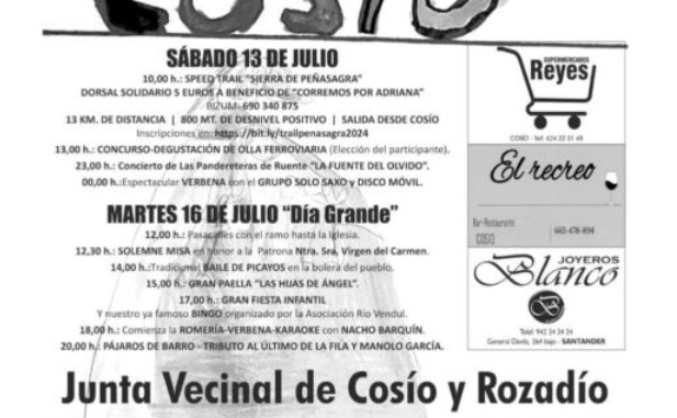 Sábado 13 de julio, 23.00 las Pandereteras de Ruente se presentan en Cosío. Sábado 13 de julio, 23.00 las Pandereteras de Ruente se presentan en Cosío.