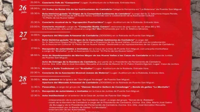 Semana de las Instituciones de Cantabria en Reocín