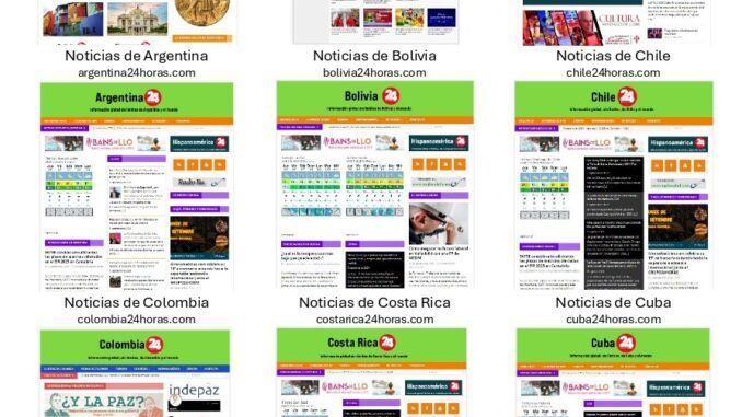 El Grupo 24 horas en Hispanoamérica llega ya a los 22 periódicos El Grupo 24 horas en Hispanoamérica llega ya a los 22 periódicos