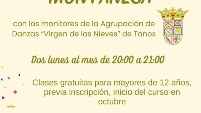 Comienzo en octubre Curso de jota montañesa en Tanos Comienzo en octubre Curso de jota montañesa en Tanos