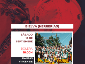 Sábado 14 de septiembre, 18.00 Grupo de Danzas Virgen de las Lindes y del Carmen en Bielva