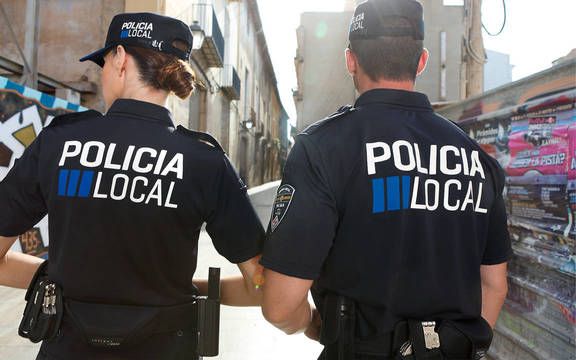 Dispositivos de la Policía Local de Saantander durante los dias 28, 29 y 30