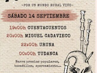 Sábado 14 de septiembre Festival Cigüeñas Folk en Sobrepeña.