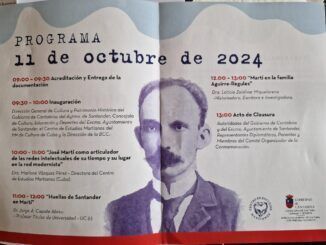 Cubanos y santanderinos celebramos el 145 aniversario de Martí en Santander el viernes 11 en la Biblioteca Central de Santander
