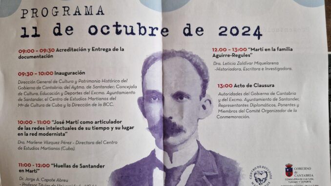 Cubanos y santanderinos celebramos el 145 aniversario de Martí en Santander el viernes 11 en la Biblioteca Central de Santander Cubanos y santanderinos celebramos el 145 aniversario de Martí en Santander el viernes 11 en la Biblioteca Central de Santander