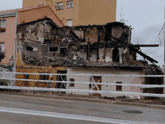 El antes y el despues de la vivienda en la que tres personas fallecieron en Santander (+ video)