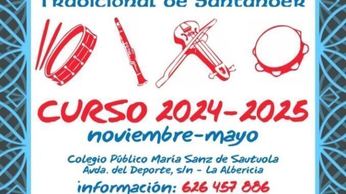 La Escuela de Música Tradicional de Santander comienza en noviembre.