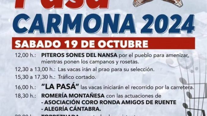 Sábado 19 de octubre La Pasá de Carmona. Sábado 19 de octubre La Pasá de Carmona.