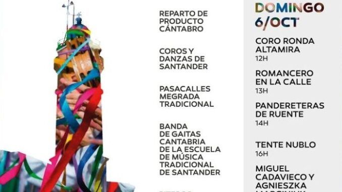 Sábado 5 y domingo 6 de octubre Romería del Faro en Santander. Sábado 5 y domingo 6 de octubre Romería del Faro en Santander.