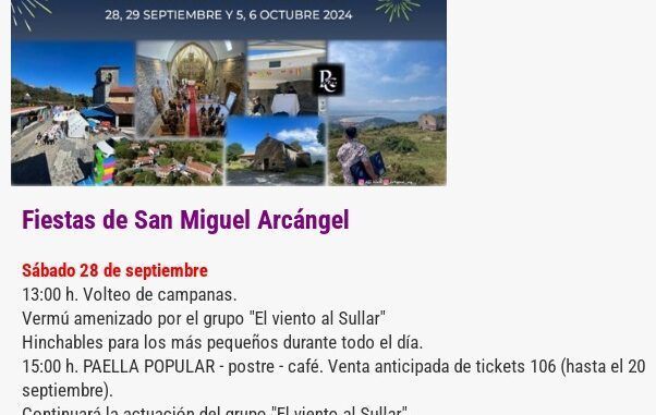 Sábado 28 de septiembre El Vientu al Sullar en Rozas de Soba