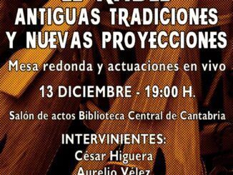 Viernes 13 de diciembre, 19.00 Mesa redonda y actuaciones en vivo en la Biblioteca Centra de Cantabria