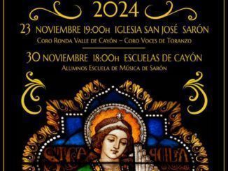 Sábado 23 y domingo 30 de noviembre Conciertos de Santa Cecilia en Cayón