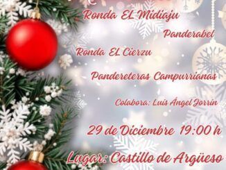 Domingo 29 de diciembre, 19.00 Concierto de Navidad en el Castillo de Argüeso