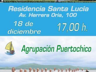 Miércoles 18 de diciembre, 17.00 Agrupación Puertochico en Residencia Santa Lucía de Santander