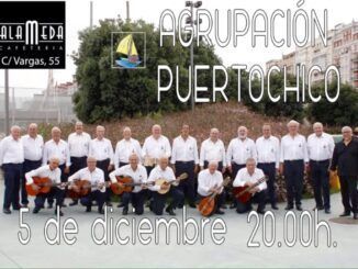 Jueves 5 diciembre, 20.00 Agrupación Puertochico en la Cafetería Alameda