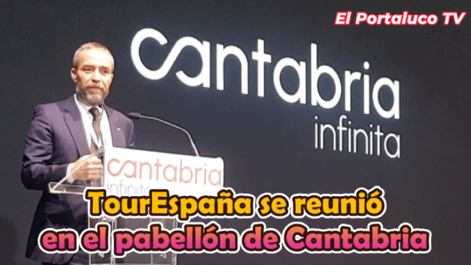 TOURESPAÑA tras celebrar el éxito de la España Verde se reunió en el pabellón de Cantabria TOURESPAÑA tras celebrar el éxito de la España Verde se reunió en el pabellón de Cantabria