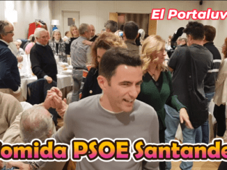 Comida del PSOE con intervenciones de Daniel Fernandez @fergodani , Pablo Zuloaga @Pablo_Zuloaga y Pedro Casares @pedro_casares con final de Chema Puente