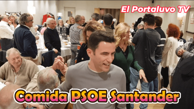 Comida del PSOE con intervenciones de Daniel Fernandez @fergodani , Pablo Zuloaga @Pablo_Zuloaga y Pedro Casares @pedro_casares con final de Chema Puente