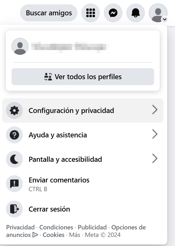 Configuración privacidad