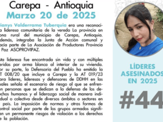 44 asesinatos en lo que va de 2025 en Colombia