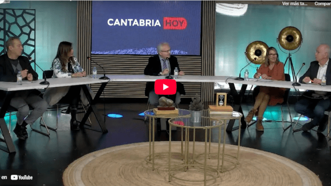 Antonio Mora participó en la tertulia CANTABRIA HOY de CANTABRIA TV