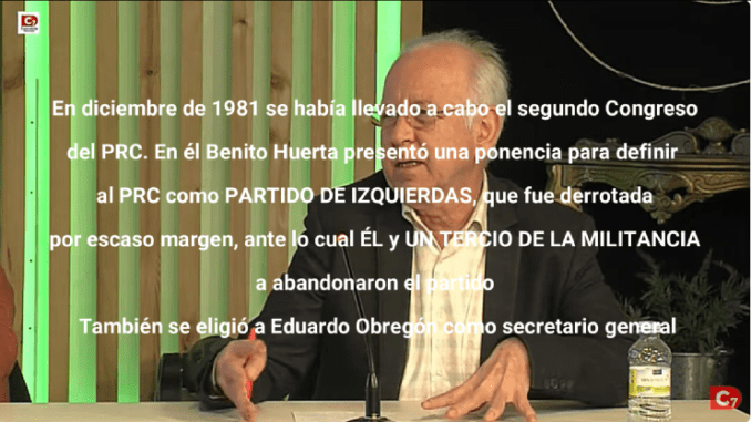 Tras la escisión de 1982 con Benito Huerta el PRC nunca vivió una división como la actual
