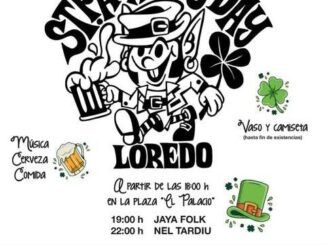 Sábado 15 de marzo, 18.00 San Patricio en Loredo con Jaya Folk y Nel Tardiu