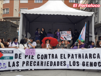 Lectura de manifiestos en el Día de la Mujer
