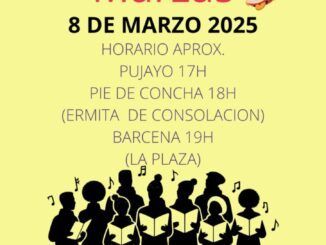Sábado 8 de marzo Marzas en Bárcena de Pie de Concha
