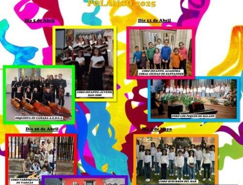 Del sábado 5 de abril al sábado 3 de mayo. V Ciclo Coral Infantil-Juvenil en Polanco. Del sábado 5 de abril al sábado 3 de mayo. V Ciclo Coral Infantil-Juvenil en Polanco.