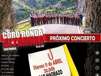 Viernes 11 de abril, 20.00 Coro Ronda Altamira en el Madrazo.