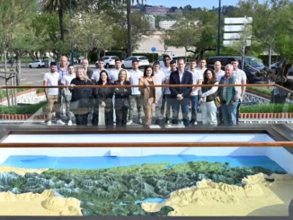 Recuperado el mapa a relieve de Cantabria en la Plaza de Los Brisas en Santander