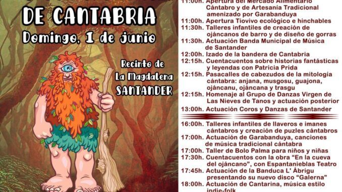 Domingo 1 de junio  47 Día Infantil de Cantabria