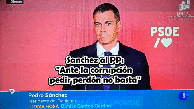 «PEDIR PERDÓN NO BASTA» Sánchez perderá la confianza por ignorante o complaciente, la víctima es el pueblo