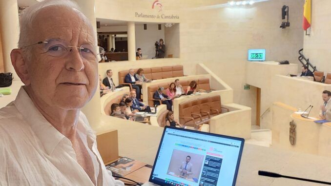 Pleno del PARLAMENTO DE CANTABRIA «EN DIRECTO EN EL PORTALUCO»