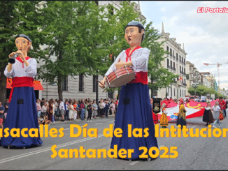 Pasacalles del Día de las instituciones en Santander