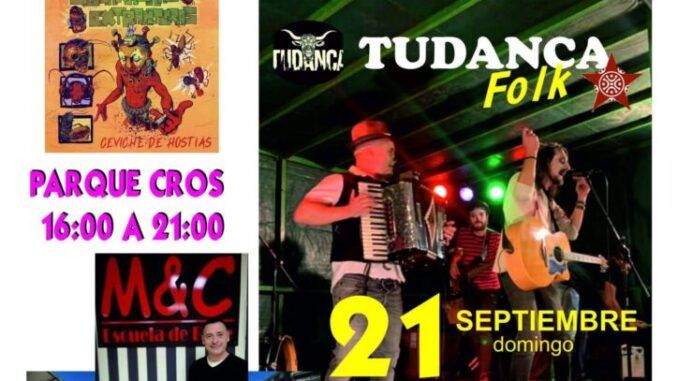 Domingo 21 de septiembre Tudanca Folk en el parque de Cros Domingo 21 de septiembre Tudanca Folk en el parque de Cros