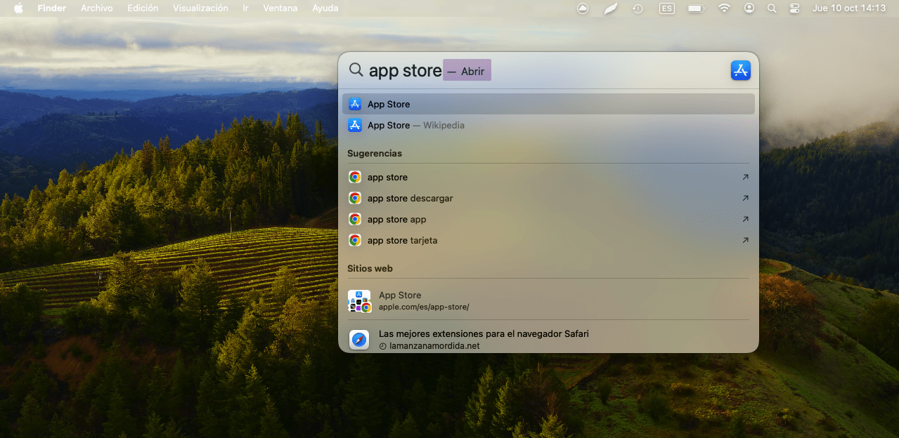 App Store - abrir