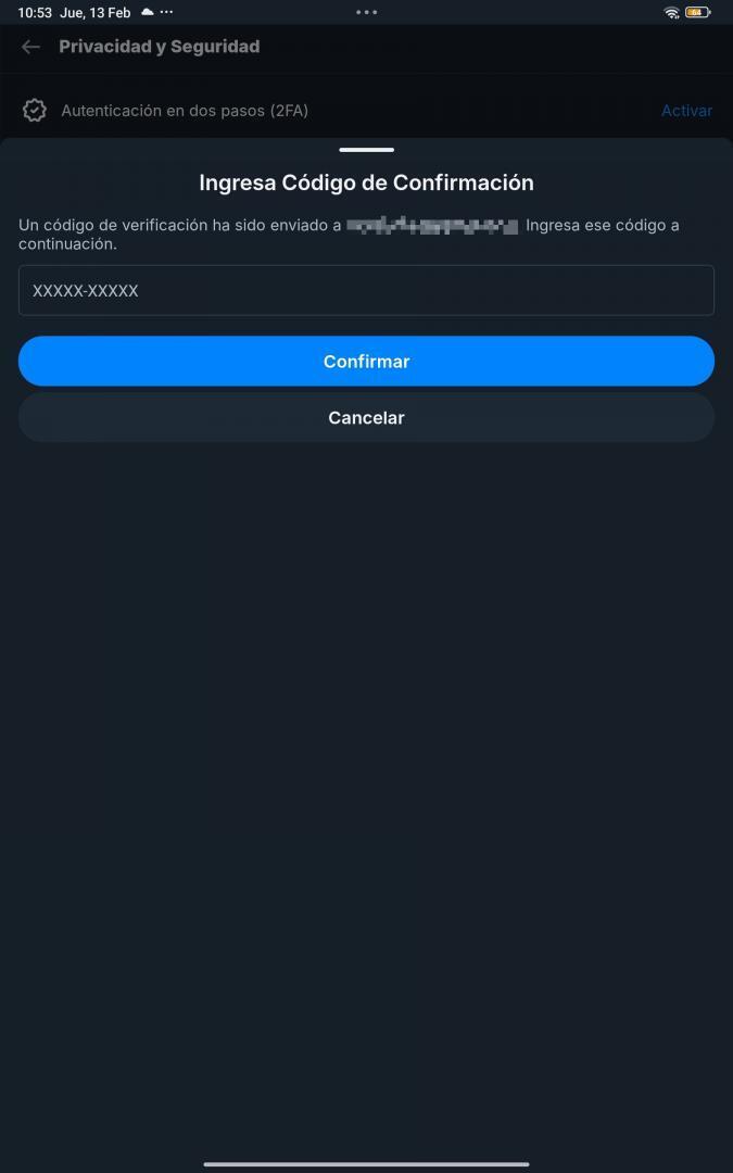 Autenticación en dos pasos