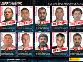 Se eleva a cinco el número de detenidos de la lista de “Los 10 más buscados”