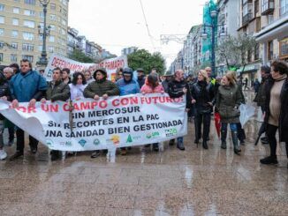 Sigue la movilización de una parte del sector primario contra el acuerdo de Mercasur
