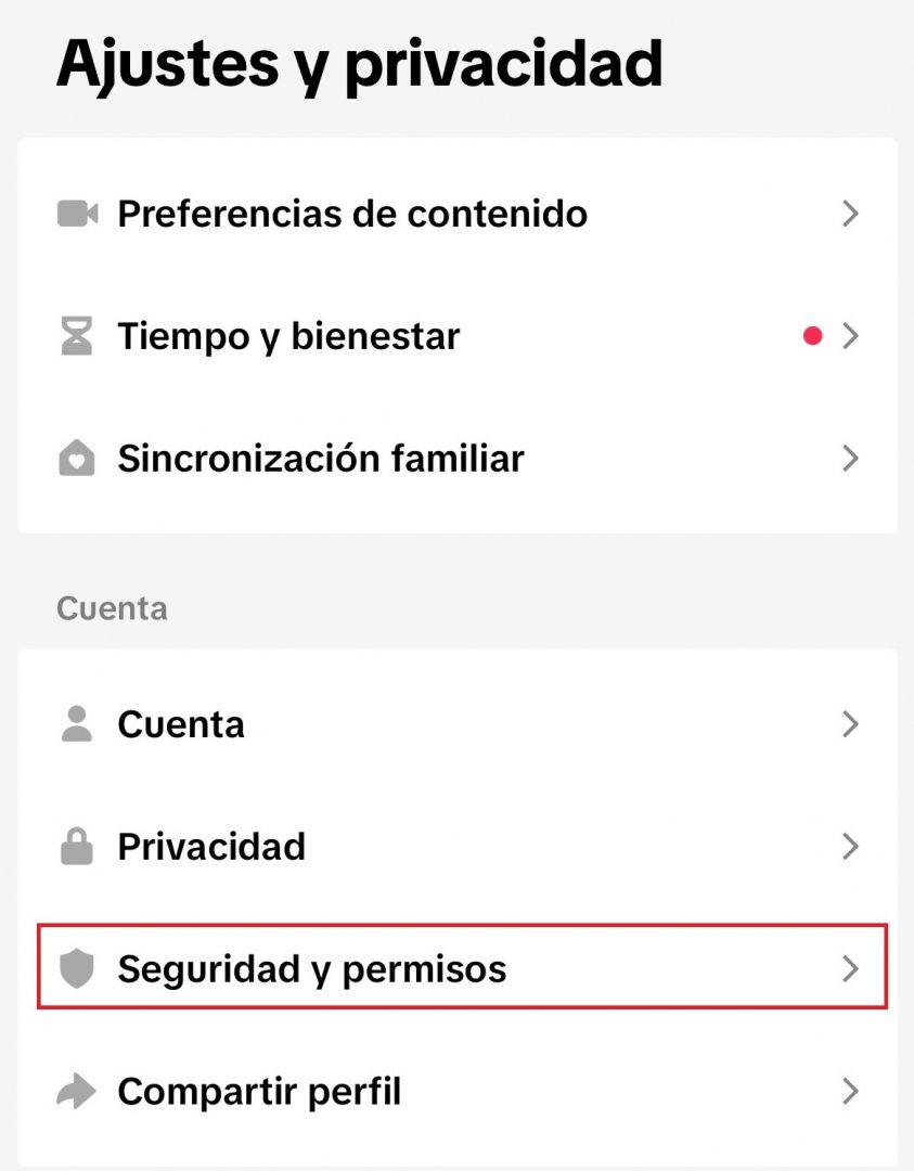 Cuenta privada