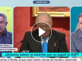 Revilla expresa sus condiciones para el regreso a España de Juan Carlos I