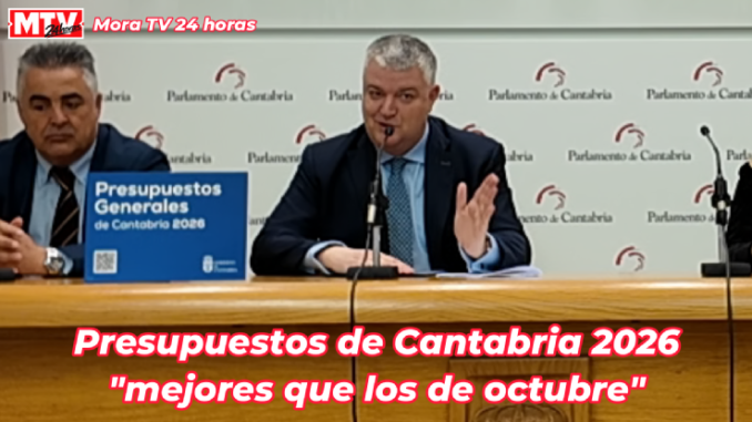Presentados Unos «mejores presupuestos que en octubre «en Cantabria
