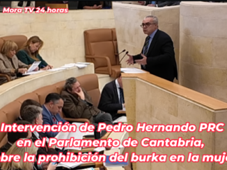 Pedro Hernando habló claro en el Parlamento de Cantabria sobre el burka